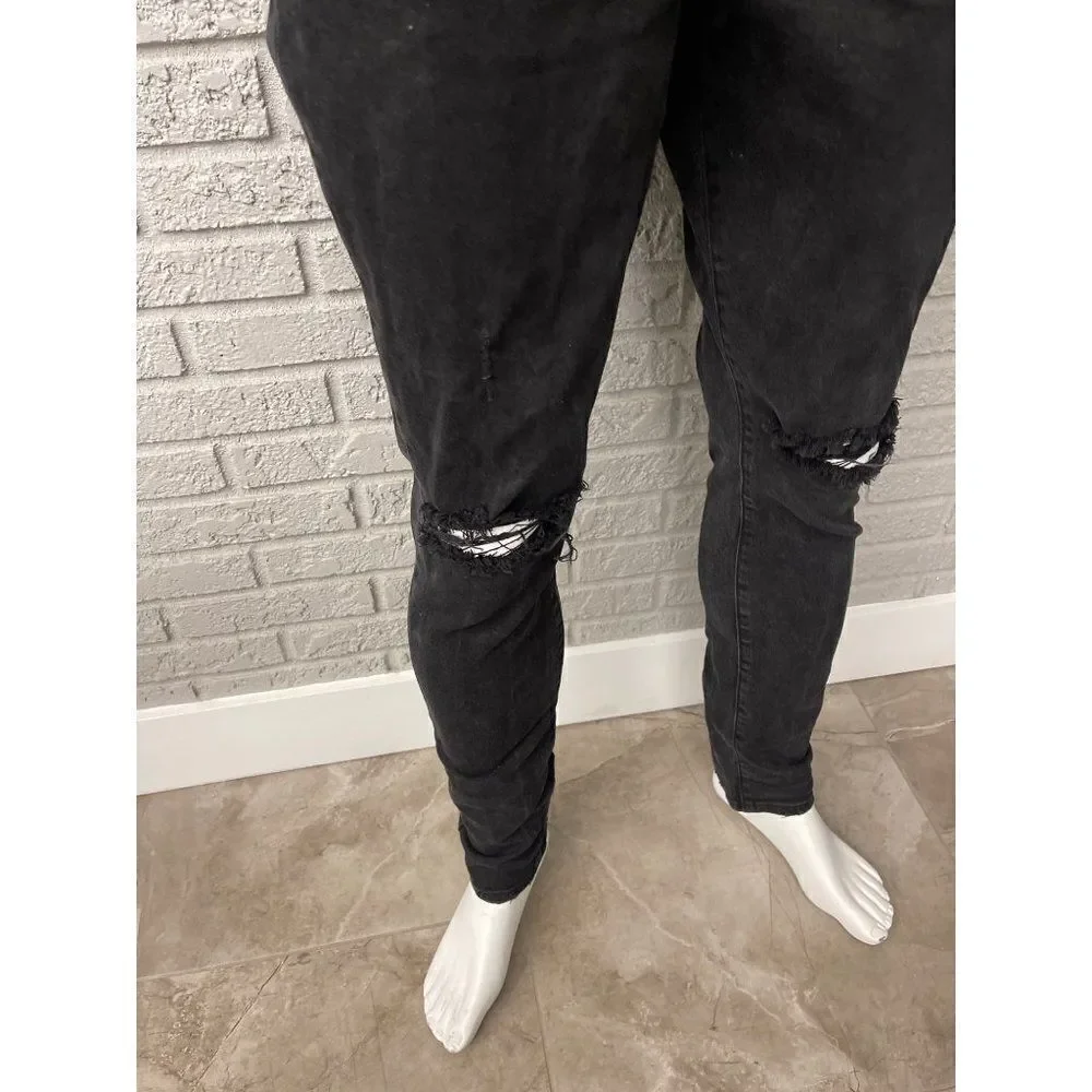 Pacsun Men’s Black Stacked Skinny Jeans Size 36 x 32